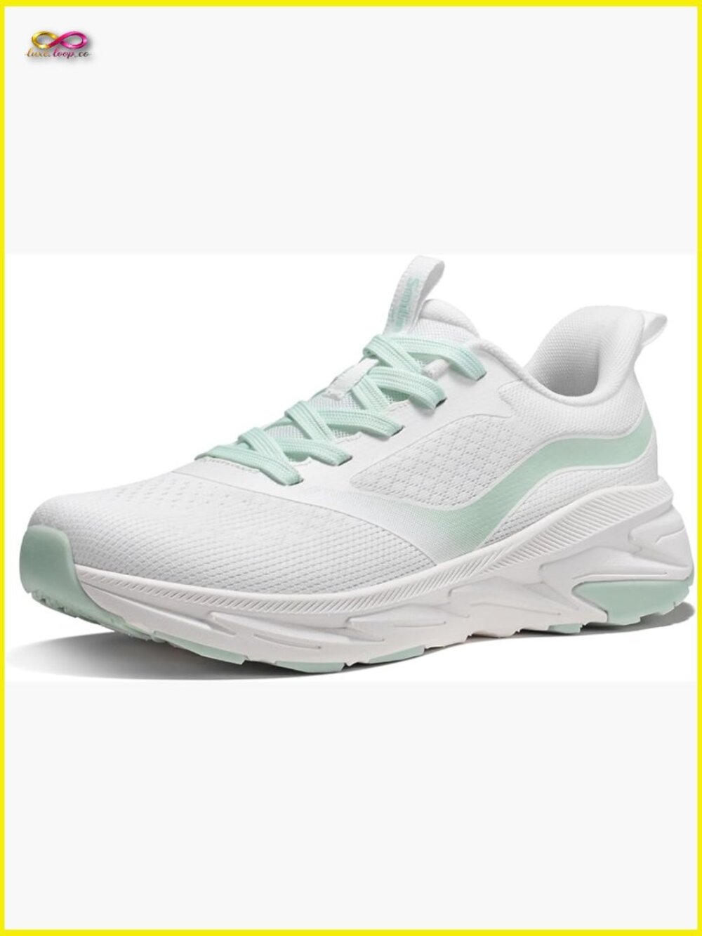 Women's Walking Running Shoes Arch Support Cushioned Lightweight Lace Up